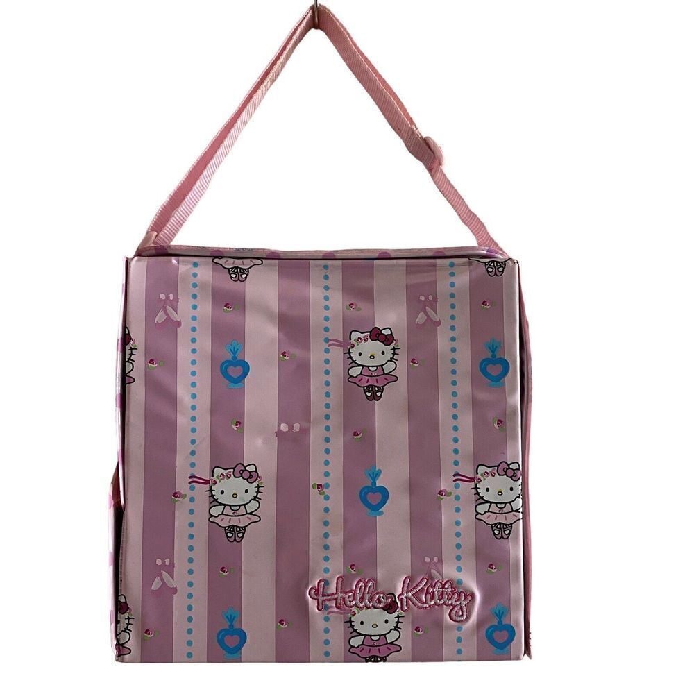 Hello Kitty Ballerina Ballet Box Bag Sanrio Pink Girls Vintage